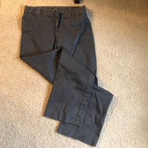 J Crew grey city fit pants